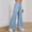 Light blue, variant on Uqiangy Pants For Women Trendy Y2k Clothes Baggy Wide Leg Jeans Wide Leg Jeans Plus Size Sweatpant Jeans High Waisted Jeans For Women Barrel Jeans Women Black L