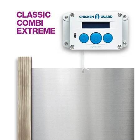 Chickenguard Extreme Automatic Chicken Coop Pop Door Opener Door Kit Combo