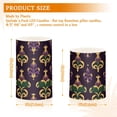 thumbnail image 6 of Yayeee Flameless Candles with Remote Flickering Battery Operated Multi Color Changing, Gold and Purple Floral Pattern, 6 of 7