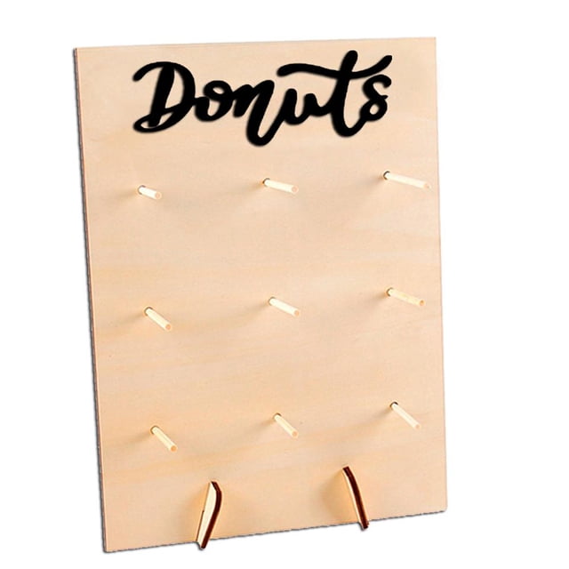 Stands Board Wall Donuts De Madera Display Holder Reutilizable Home Party Decor Para Cocina Boda Cateissary HA043240-04