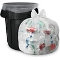 thumbnail image 5 of Commander 12-16 Gallon 0.4 MIL Clear Heavy Duty Garbage Bags - 24" x 31" - Pack of 500 - For Contractor, Janitorial, Industrial, & Commercial, 5 of 6