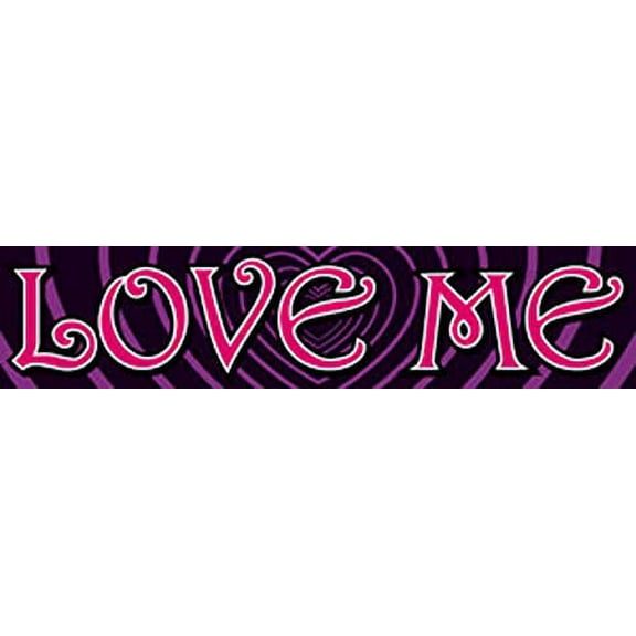 C&D Visionary: Love Me Script Letters, Fade Resistant Paper Sticker