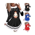 thumbnail image 3 of Gvmfive Women Christmas Dresses Xmas Printed Long Sleeve Skater Dress, 3 of 5