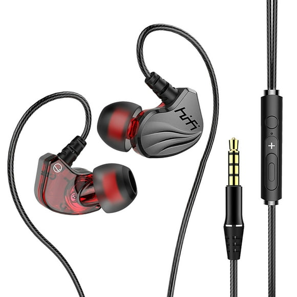 TopLLC In Ear Earphones Technology Hifi Bass Earbuds Monitor Metal Headphones Sport Noise Cancelling Headset on Clearance