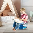 thumbnail image 3 of Clear Stuffed Animal Bean Bag Chair Cover 50L Waterproof PVC Toy Storage Organizer (clear ), 3 of 9