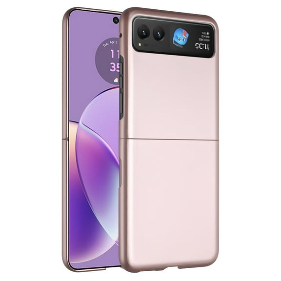 For Motorola Razr 2023 Snap On Premium Matte Finish Case Cover - Rose Gold