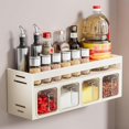 thumbnail image 1 of Spice Rack, Spice Organiser with 3 Spice Box, Spice Rack Wall Mounted/Countertop, Strong Spice Shelf, Spice Storage for Inside Cupboard, Seasoning Organizer for Kitchen Herbs Jars, 1 of 1