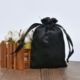 thumbnail image 3 of Satin Polyester Drawstring Pouch Smooth Soft Lightweight Storage Bag for Jewelry Cosmetics Accessories Home Textile Organizer, 3 of 5