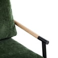 thumbnail image 5 of 28.25" Armchair With Soft Cushions, Robust Metal Frame, Wooden , For Home Decor, Generously Padded Seating, Solid Wood A Cozy Feel, 5 of 6