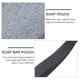 thumbnail image 4 of unbranded 4Ud Bolsa De Jabón De Nylon Gris Para Barra Uso En Ducha Con Para Colgar, 4 of 5