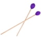 thumbnail image 1 of Xylophone Mallets, Nylon Inner Core Super Wear-Resistant Marimba Stick Mallets, Beech Handle Marimba Mallets, For Musician Player ANGGREK Púrpura, 1 of 8