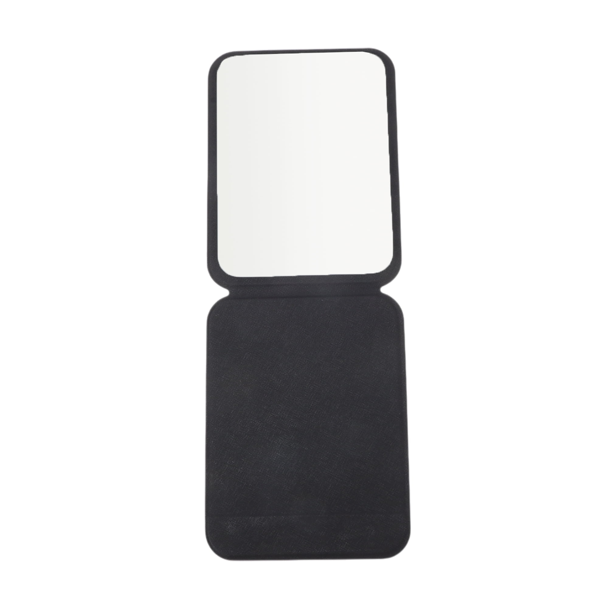 Unique Bargains 1Pc Makeup Mirror for Travel Light Gray Large