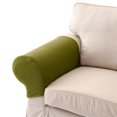 thumbnail image 3 of Protector de muebles de poliéster spandex para reposabrazos, funda elástica verde para sofá o sillón, 3 of 7