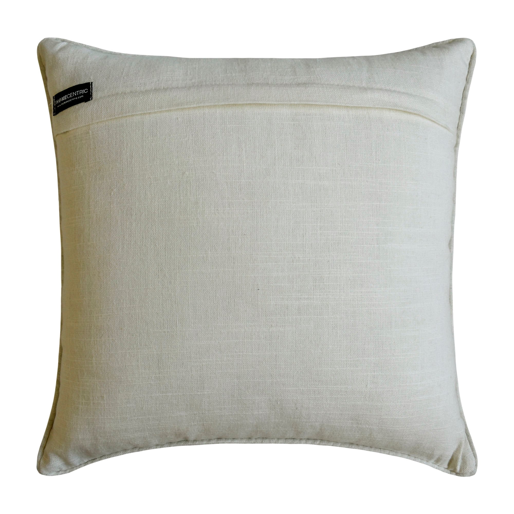 The HomeCentric Decorative Throw Pillow covers Silver 14"x14" (35x35 cm) Jacquard Paisley Cushion Covers For Sofa, Paisley Contemporary Style - Paisley Silver Queen