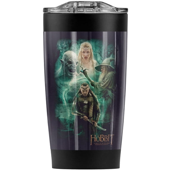 The Hobbit/Elrond'S Crew Stainless Steel Tumbler 20 oz Coffee Travel Mug/Cup, Vacuum Insulated & Double Wall with Leakproof Sliding Lid | Great for Hot Drinks and Cold Beverages