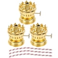 thumbnail image 4 of KAKOWELY Golden Iron Bracket for Home with Safe Durable Material Simple Design 3Pcs,1.77"X1.38"X1.38", 4 of 5