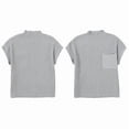 thumbnail image 2 of Women'S Solid Sleeveless Vest Mock Neck Cap Sleeve Knitwear Sweater Tops Light Gray L, 2 of 6