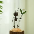 thumbnail image 4 of Ant Figurine Home Decor,Help Relax Collection Bedroom Healing Heart Good Mood for Living Room, Office Desk, Shelf Display, Unique Housewarming Gift - Flower Ant(Black,A), 4 of 8