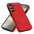 thumbnail image 3 of Dteck Card Slots Wallet Case for Samsung Galaxy S23 FE,Shockproof PU Leather Case Slim TPU Back Cover,Red, 3 of 7