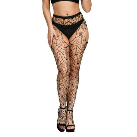 

Coappsuiop Lingerie For Women Womens High Waisted Fishnet Tights Mesh Fishnet Stockings Underwear Women