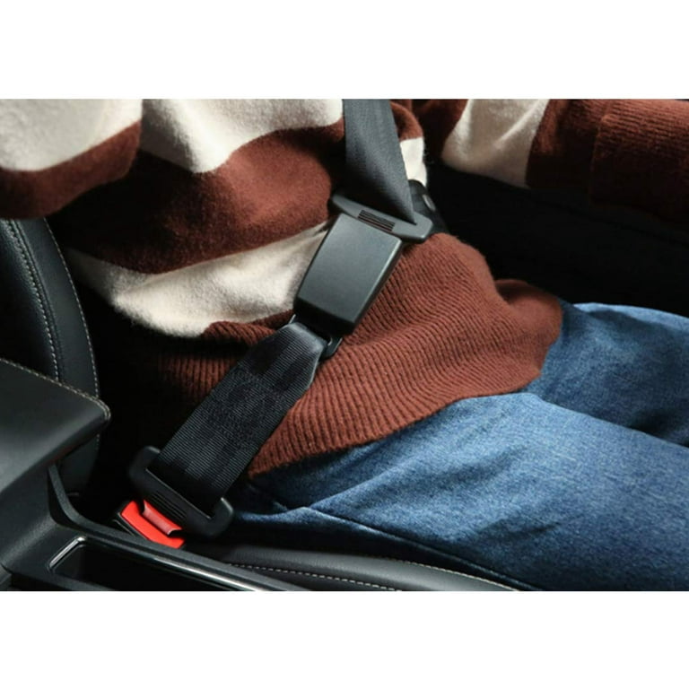 Seat Belts 2 Pack Universal Car Seat Belt Extender Adjustable Seat Belt  Extension Strap 23cm 2pcs 23cm Black