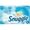 Snuggle Blue Sparkle with Cuddle-Up Fresh Scent Dryer Sheets Fabric Softener Dryer Sheets, 40 Count