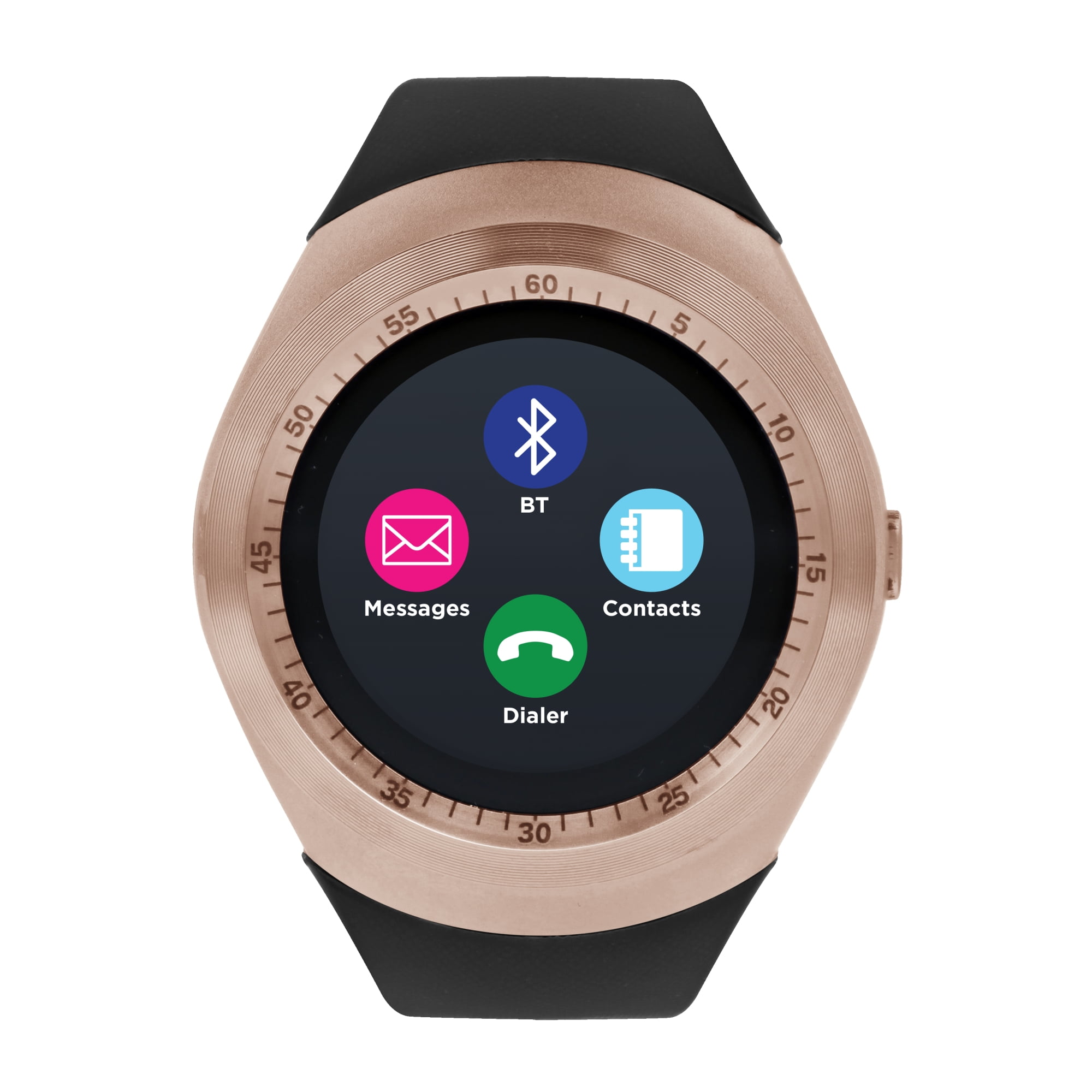 iTouch Curve Smartwatch Rose Gold Case 