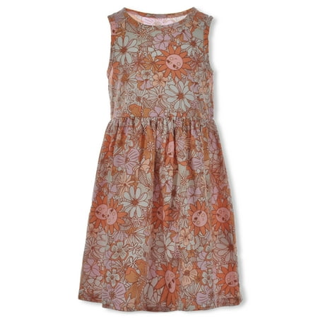 

Freestyle Revolution Girls Floral Retro Dress - grovy 2t (Toddler)
