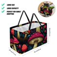 thumbnail image 2 of Mushroom Large Capacity, Foldable Reusable Tote Bag - Oxford Cloth Storage Bin, Laundry Bag, Storage Bag, 2 of 7