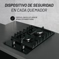 thumbnail image 2 of Nuur - Parrilla de Gas Empotrable 2 Quemadores, Rápido y Semi-Rápido, Vidrio Templado 6mm, Parrilla de Hierro Fundido, Seguridad Anti-Fugas FFD, Encendido por Ignición, Gas LP y Natural, 2 of 9