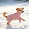 thumbnail image 2 of TIELUTT Autumn Winter High Neck Thermal Sweater Cozy Knitted for Small Pet Clothes Rack Hanger Pet Clothes for Medium Dogs Pet Clothes for Small Dogs Female Pet Clothes for Medium Dogs Female Pet Clot, 2 of 8