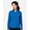 French Blue, variant on DG425W Women's Raleigh Stretch Quarter-Zip Pullover-White-S