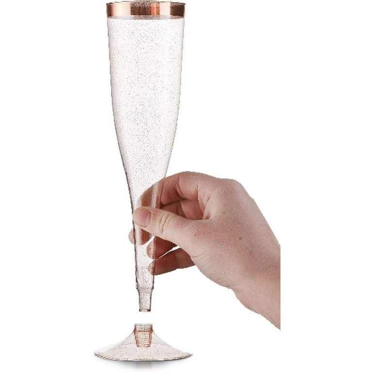 Flûte à champagne, set 4 pcs rose garden Couleur transparent
