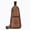 🍒 Brown_New#3980, variant on Mens Faux Leather Sling Bag Crossbody Chest Bag, Business Casual Shoulder Bag, Travel Work Daily Use, Adjustable Strap, Multi Pocket, Brown Black Khaki