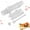 White, variant on KUYHRF Sushi Bazooka Upgrade Sushi Making kit Food Grade Plastic Sushi Roller Sushi Maker DIY Sushi Kit for Beginners, Easy Making Sushi Rolls Tool-Beige
