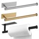 thumbnail image 1 of Paper Towel Holder- Sturdy 304 Stainless Steel Kitchen Paper Towel Holder Wall Mount, Without Drilling Self Adhesive Paper Towel Holder for Kitchen, B, 1 of 5