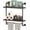 Grey, variant on 24inch Industrial Pipe Shelving Bathroom Shelves Wall Mounted with Towel bar, 2 Tier Rustic Wood Floating Shelf, Metal Towel Rack Wall Shelf for Home & Bathroom (Brown, 24inch)