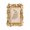 5 inches, variant on Yammee Classical Golden Gerbera Resin Picture Frame Replacement For Wall Tabletop Use