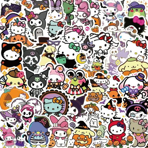200Pcs Kawaii Stickers Waterproof Vinyl for Adults Decals for Laptop, Skateboard, Luggage Bottles Decor