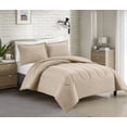 thumbnail image 2 of Swift Home Luxury 6 Piece Bed in a Bag, All Season Complete Bedding Set, Twin/ Twin XL, Taupe, 2 of 10