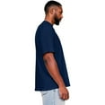 thumbnail image 3 of Casual Classics Mens Ringspun Cotton Extended Neckline T-Shirt, 3 of 3
