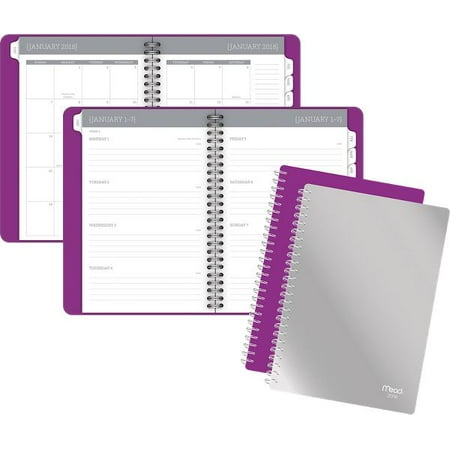 mead fashion weekly monthly desk poly planner weekly monthly