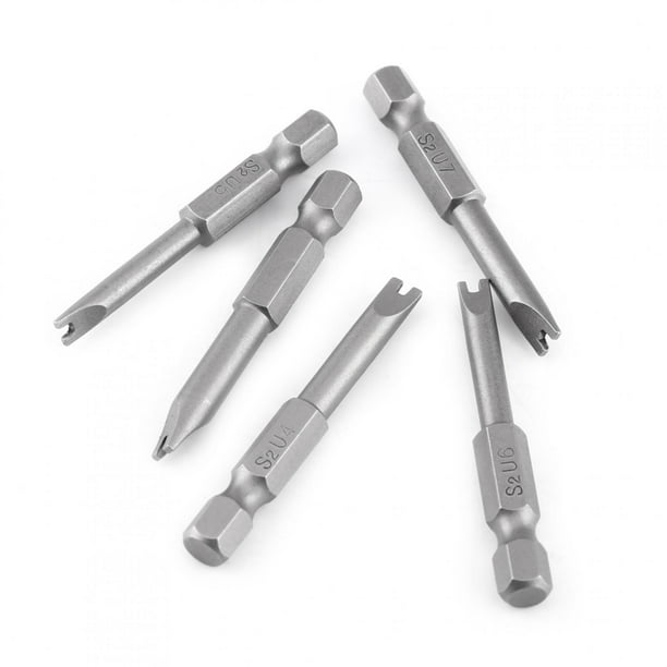 Screwdriver Bit Set Shank Security Bit with Magnetic Extension Bit Head Screw Driver Bit Set Torx Head Screw Driver Bit Set Security Tamper Proof Hex Shank U-shaped Magnatic ANGGREK Otros