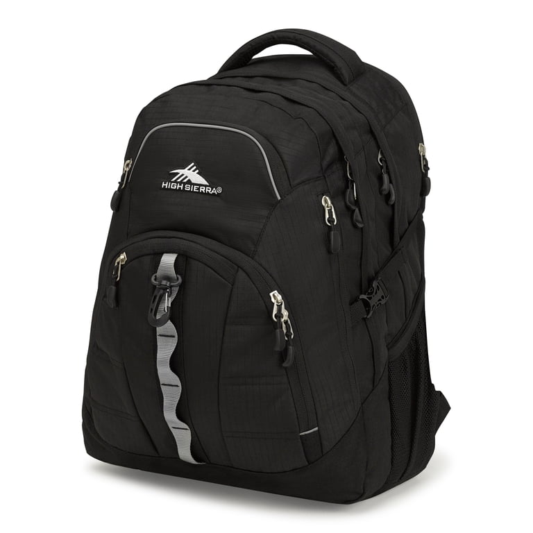 high sierra mini backpack black 25535 2.0  Pera Luggage Easy access deluxe media pocket holds various sizes of cell phones High Sierra Access 2.0 Backpack