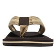 thumbnail image 3 of WOTTE Men's Classical Comfortable II Flip Flops Nylon Beige Size 10, 3 of 7