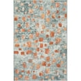 thumbnail image 7 of Moynesa 6'x9' Abstract Area Rugs, Washable Large Rug for Bedroom Ultra-Thin Non Slip Boho Living Room Rugs, Stain Resistant Indoor Non-Shedding Throw Carpet for Dining Room Kitchen Office,Orange, 7 of 7
