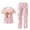 Cute Corgi Pink Paw, variant on Yspwyqan Scrubs for Women Set, 2 Piece V-Neck Short Sleeve Scrub Top & Straight Leg Pants, Stretchy Breathable Colorful Pet Paw Medical Uniforms with 6 Pockets for Nurse Vet, Size S