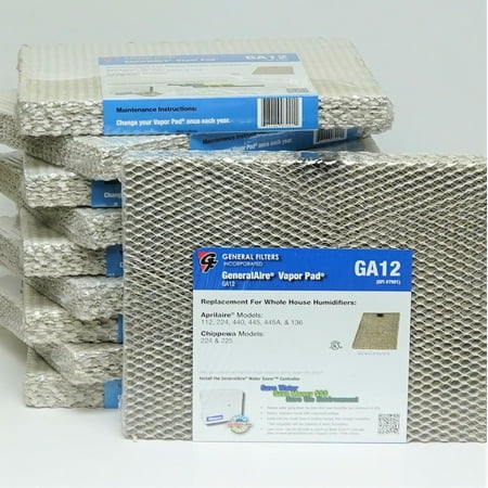 

ClenAir 12-10 10 PACK of #12 A12 for Aprilaire 224 440 445 Furnace Humidifier Pad Filter