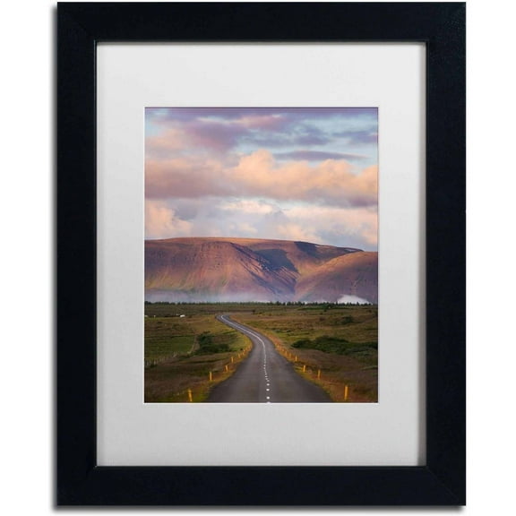 Trademark Fine Art 'Always on my Mind' Canvas Art by Philippe Sainte-Laudy, White Matte, Black Frame