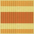 thumbnail image 1 of Ahgly Company Machine Washable Indoor Square Transitional Orange Red Orange Area Rugs, 7' Square, 1 of 7